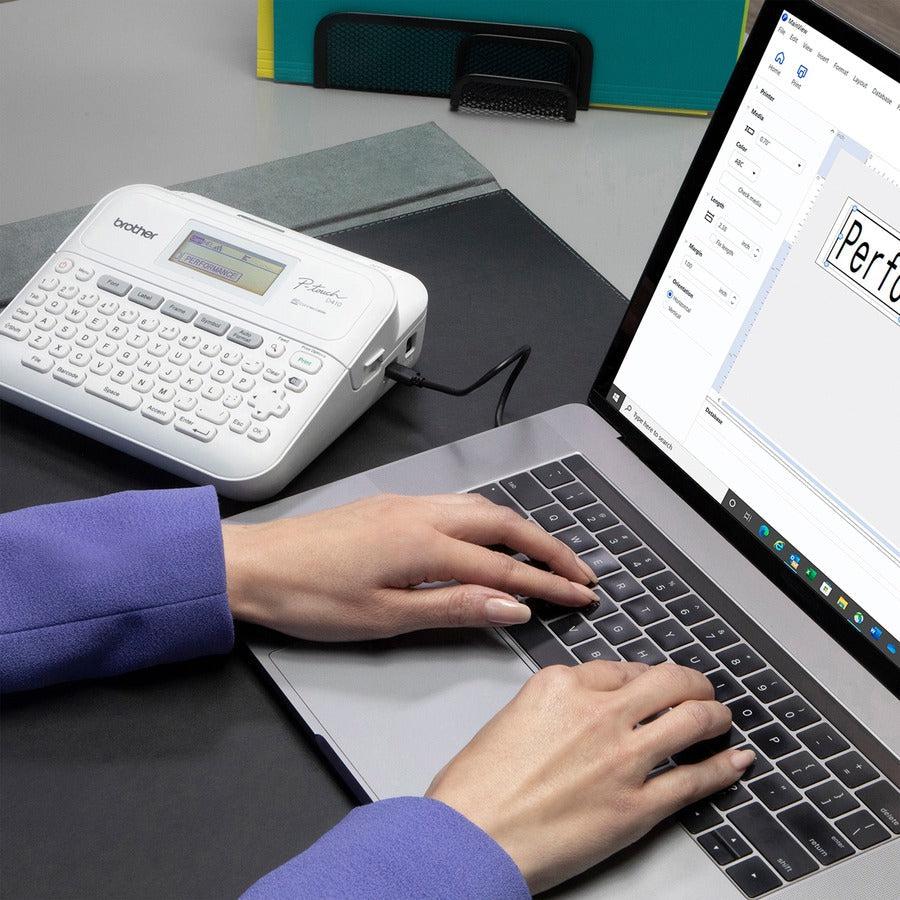 Brother® P-touch PT-D410 Home/Office Advanced Connected Label Maker PT-D410