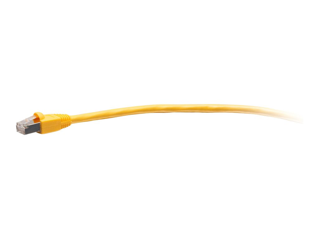 C2G 10ft Cat6 Snagless Shielded Ethernet Cable - TAA Compliant F-Series - Yellow - Patch cable - TAA Compliant - RJ-45 (M) to C2G43771