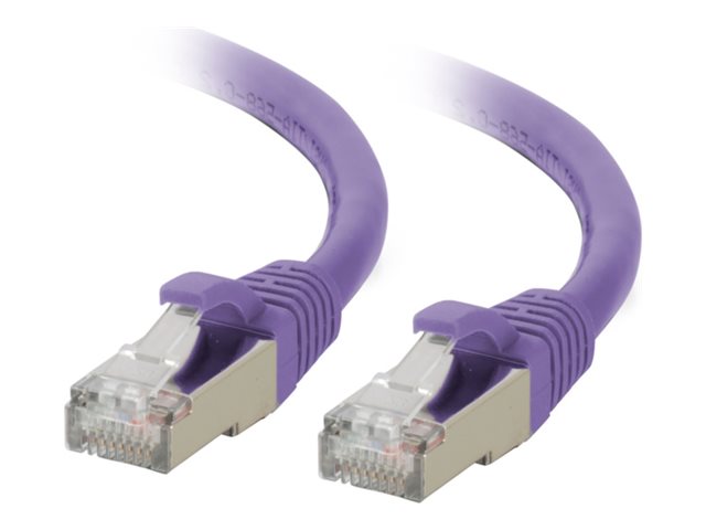 C2G 15ft (4.6m) Cat6a Snagless Shielded (STP) Ethernet Network Patch Cable - Purple - Patch cable - RJ-45 (M) to RJ-45