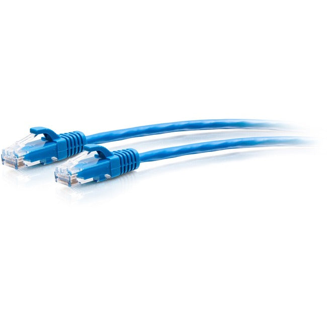 C2G 25ft Cat6a Snagless Unshielded (UTP) Slim Ethernet Cable - Cat6a Network Patch Cable - PoE - Blue C2G30138