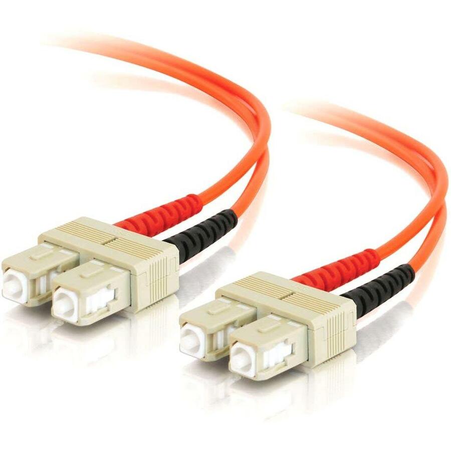 C2G 2m SC-SC 62.5/125 Duplex Multimode OM1 Fiber Cable - Orange - 6ft 09114