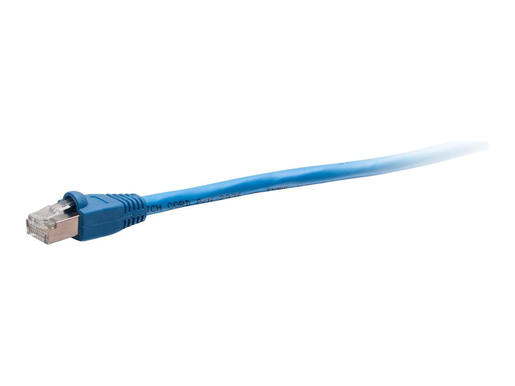 C2G 6in Cat6 Snagless Shielded Ethernet Cable - TAA Compliant F-Series - Blue - Patch cable - TAA Compliant - RJ-45 (M) to RJ-45 C2G43721