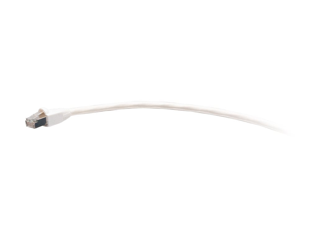 C2G 7ft Cat6 Snagless Shielded Ethernet Cable - TAA Compliant F-Series - White - Patch cable - TAA Compliant - RJ-45 (M) to RJ-45 C2G43784