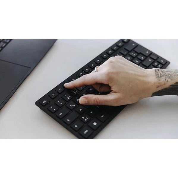 CHERRY KW 9200 MINI Keyboard - Wired/Wireless Connectivity - Bluetooth/RF - 2.40 GHz -