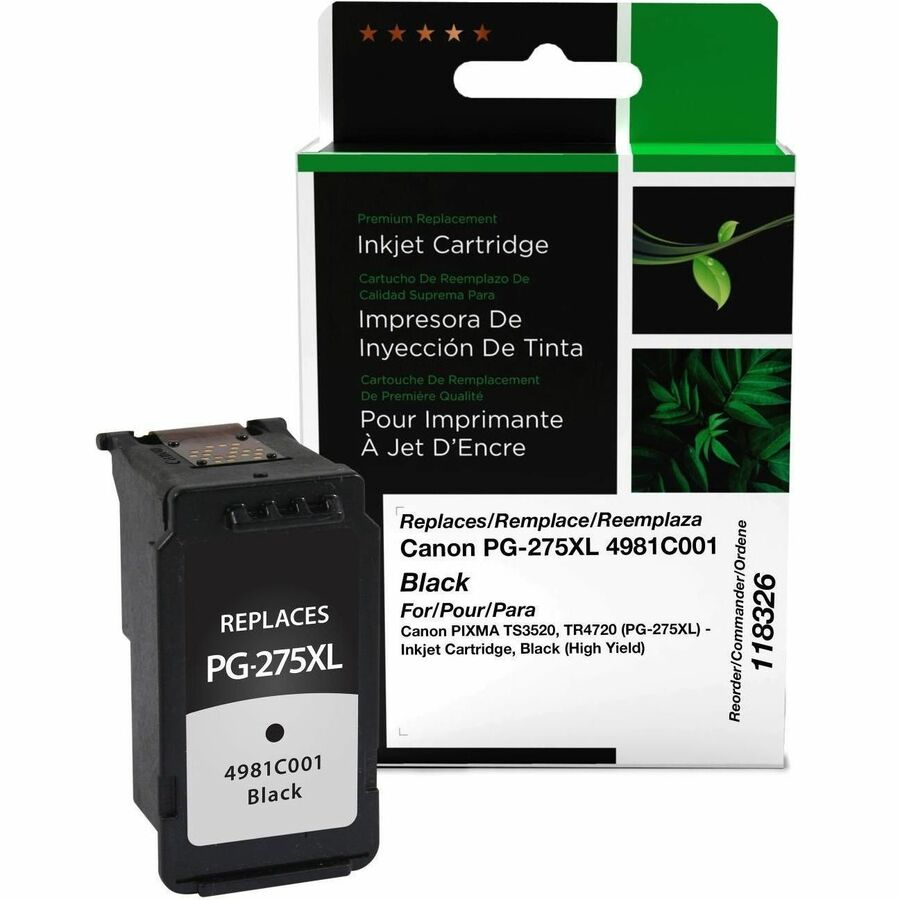 CIG Remanufactured High Yield Ink Cartridge - Alternative for Canon 4981C001 - Black Each