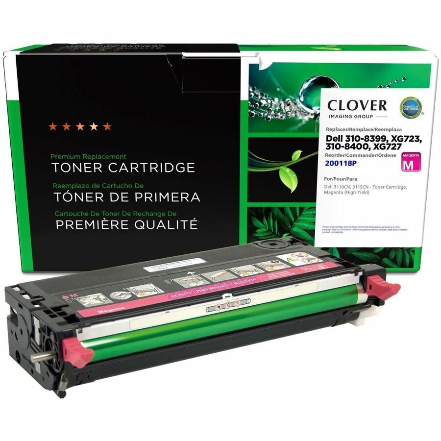 CIG Remanufactured High Yield Laser Toner Cartridge - Alternative for Dell Dell 200118P