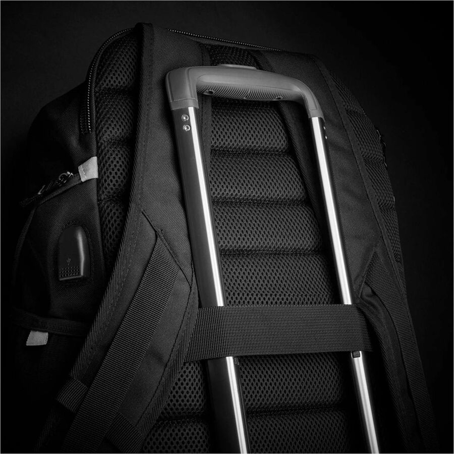 CODi Ferretti Pro Carrying Case (Backpack) for 17.3 Notebook Tablet Water Bottle - Black -