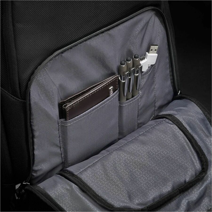 CODi Ferretti Pro Carrying Case (Backpack) for 17.3 Notebook Tablet Water Bottle - Black -