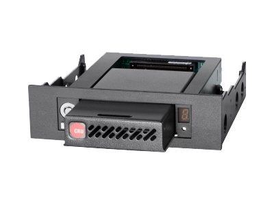 CRU Data Express DE50 - Storage mobile rack - 2.5 - SATA 6Gb/s / SAS 6Gb/s - black" 6416-6500-0500