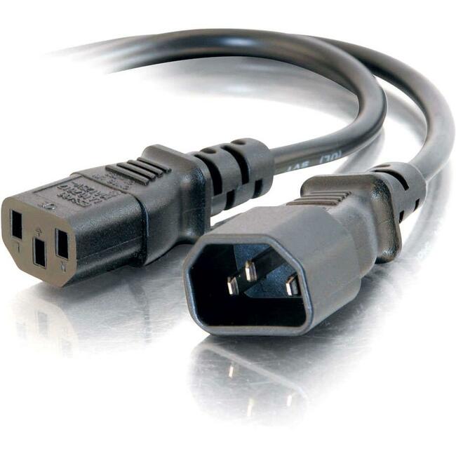 Cables To Go 1Ft Power Extension Cord C13-C14 16Awg