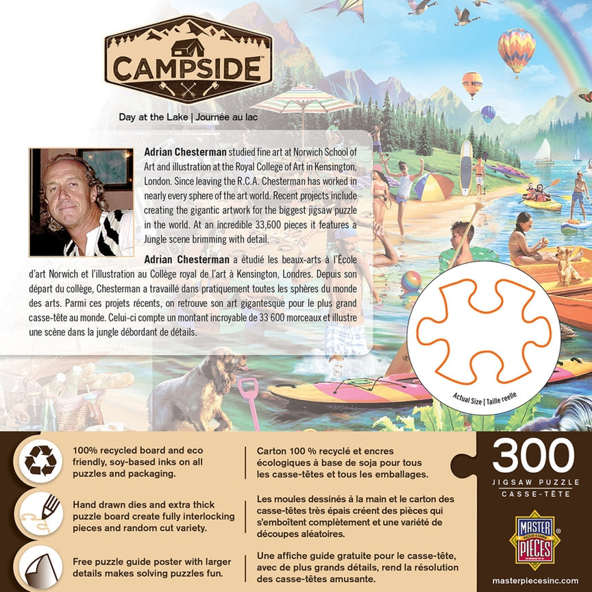 Campside - Day At the Lake 300 Piece Ez Grip Puzzle