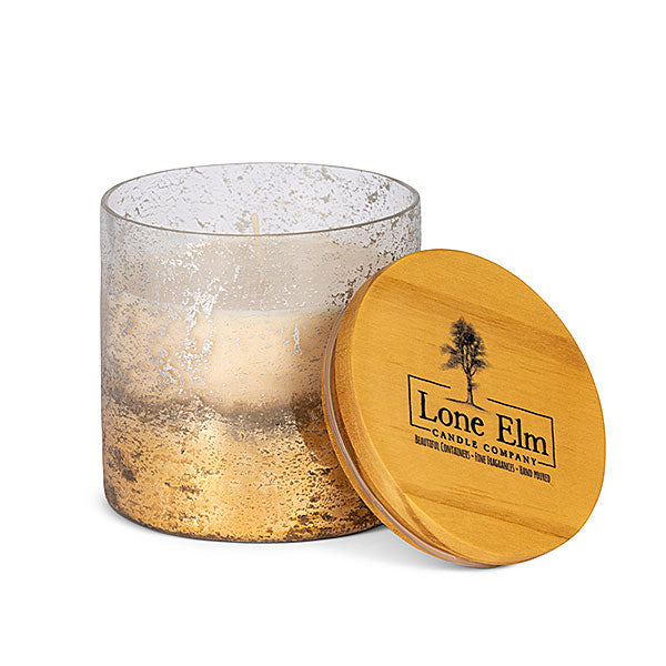 Candle in a Mercury Glass Jar - 4 Inch - Sugar Cookie