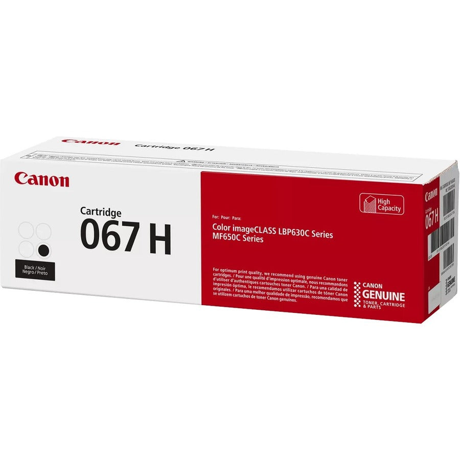 Canon 067 Original High Yield Laser Toner Cartridge - Black - 1 Pack - 3130 Pages