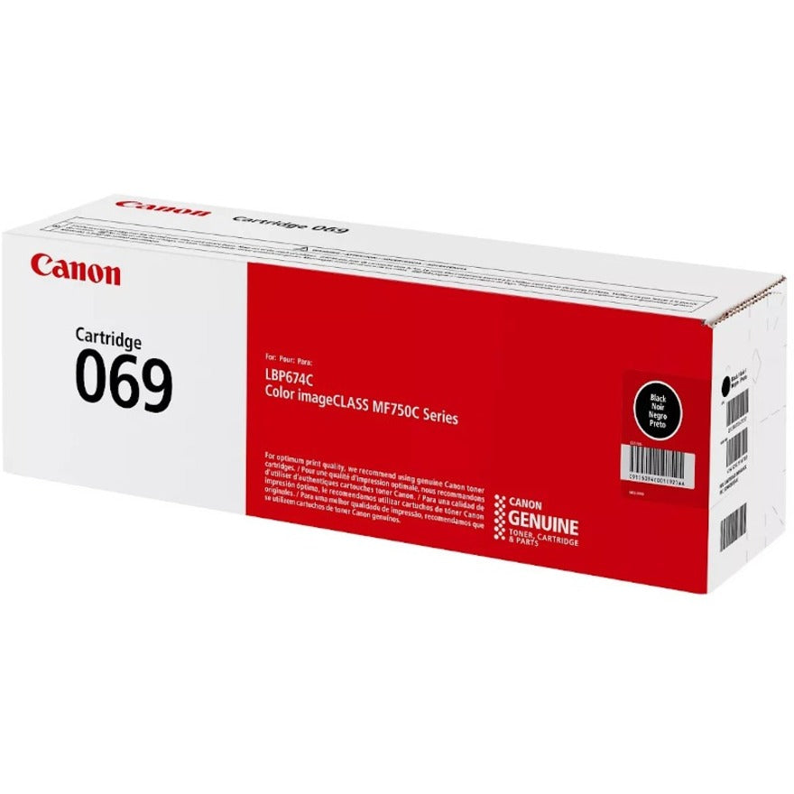 Canon 069 Original Standard Yield Laser Toner Cartridge - Black - 1 Pack - 2100 Pages