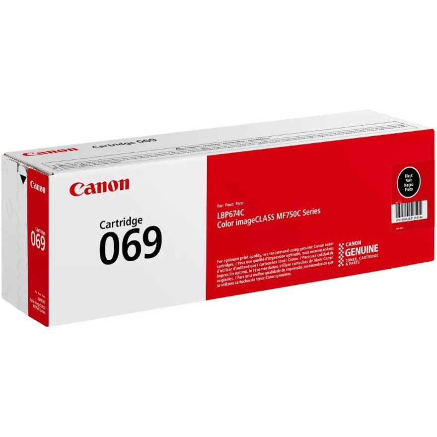 Canon 069 Original Standard Yield Laser Toner Cartridge - Black - 1 Pack - 2100 Pages