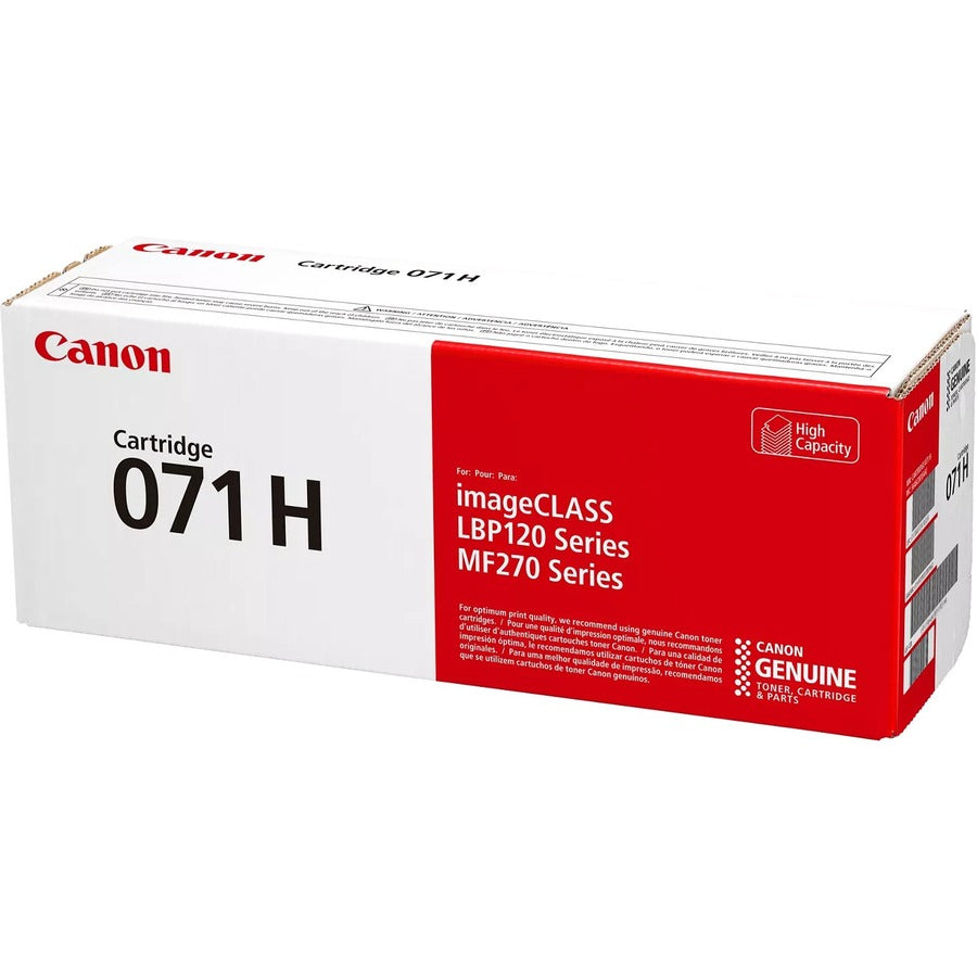Canon 071H Original High Yield Laser Toner Cartridge - Black - 1 Pack - 2500 Pages
