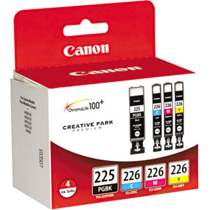 Canon 4530B008 Original Inkjet Ink Cartridge - Black, Cyan, Magenta, Yellow - 4 / Pack