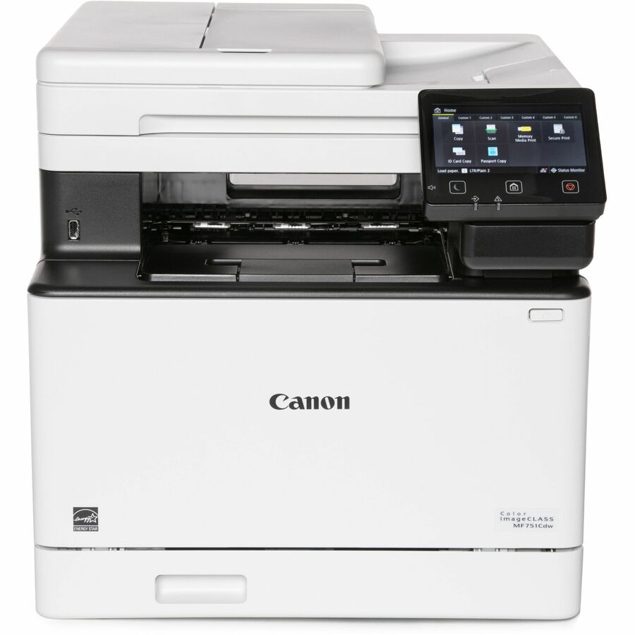 Canon imageCLASS MF751Cdw Wireless Laser Multifunction Printer - Color - White -