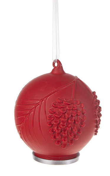 Cardinal LED Lighted Glass Ornament - 1 Bird