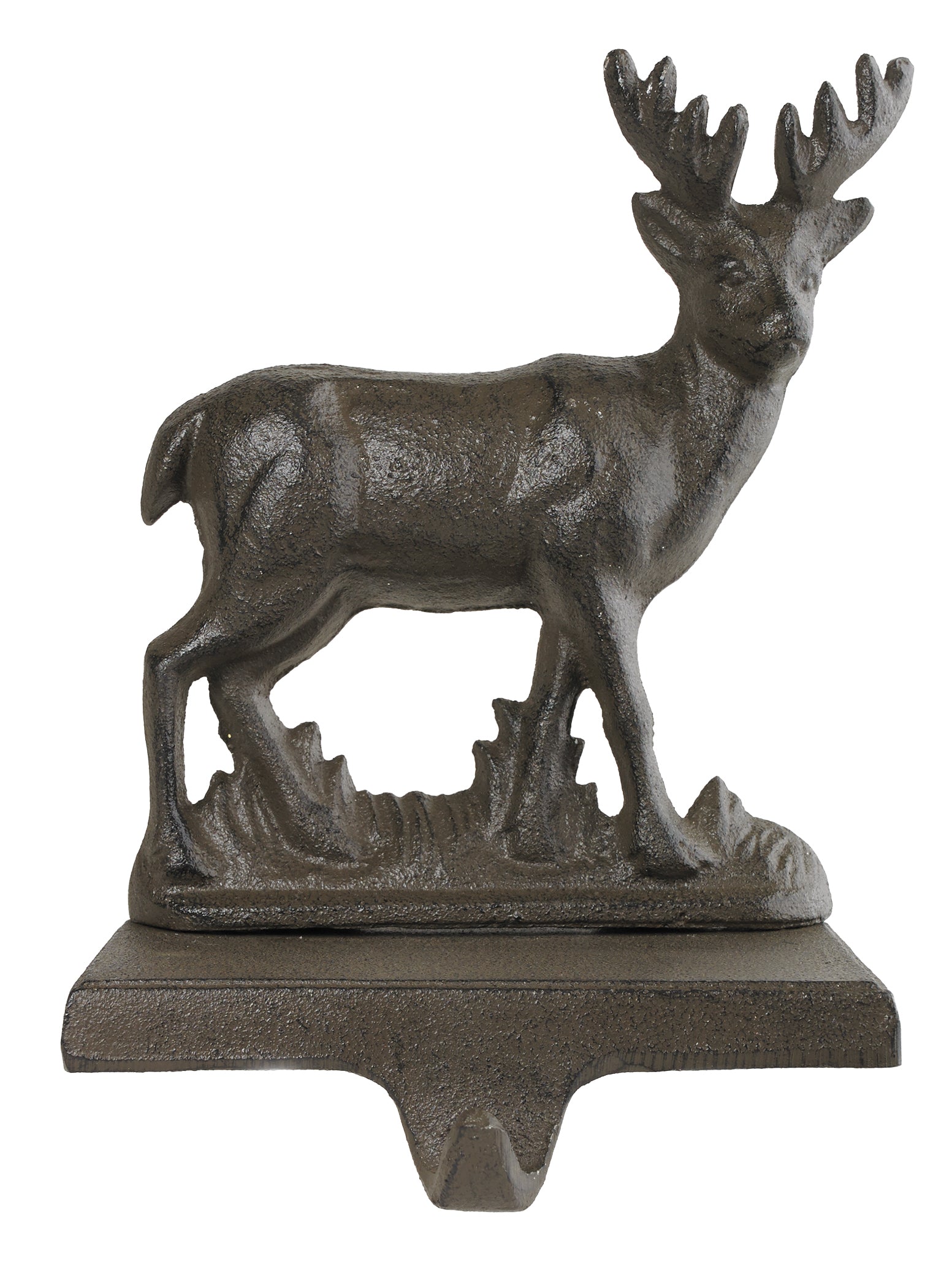 Cast Iron Stocking Holder - Reindeer Stag