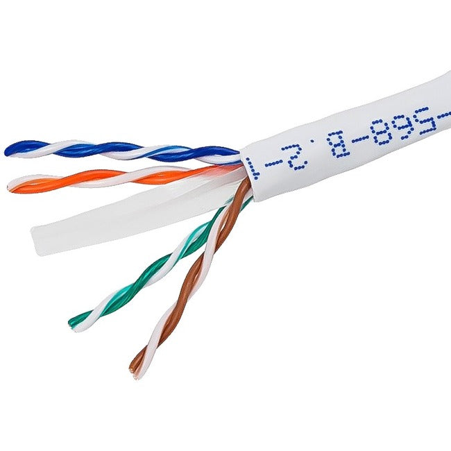 Cat6 Utp Solid Cmr) - White- 500Ft
