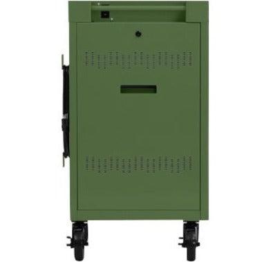 Charging Cart for Chromebooks - 24 Device Mobile Laptop Cart | Bretford CUBE Mini TVCM24PAC-GRA