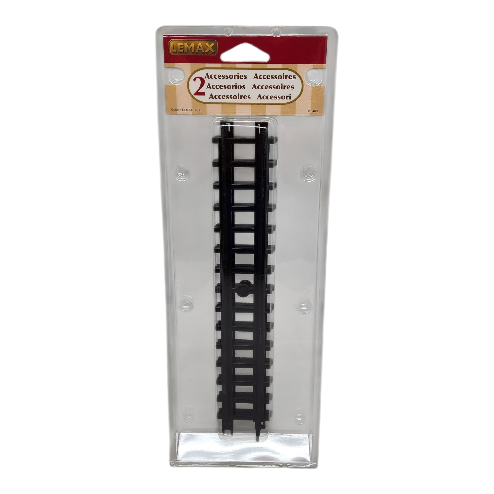 Christmas Express Railroad Straight Track - Set of 2