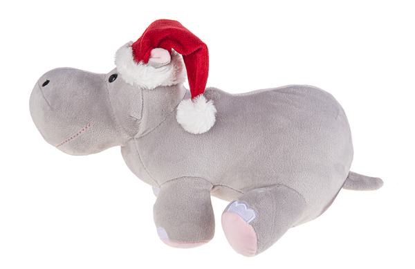 Christmas Hippo - 9 Inch