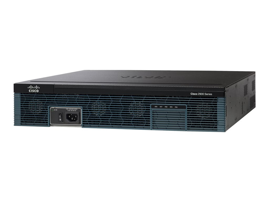 Cisco 2951 Voice Bundle - Router - voice / fax module - 1GbE - WAN ports: 3 - rack-mountable - refurbished