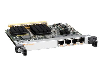 Cisco 4-Port 10BASE-T/100BASE-TX Fast Ethernet Shared Port Adapter, Version 2 - Expansion module - 10/100 Ethernet x 4 -