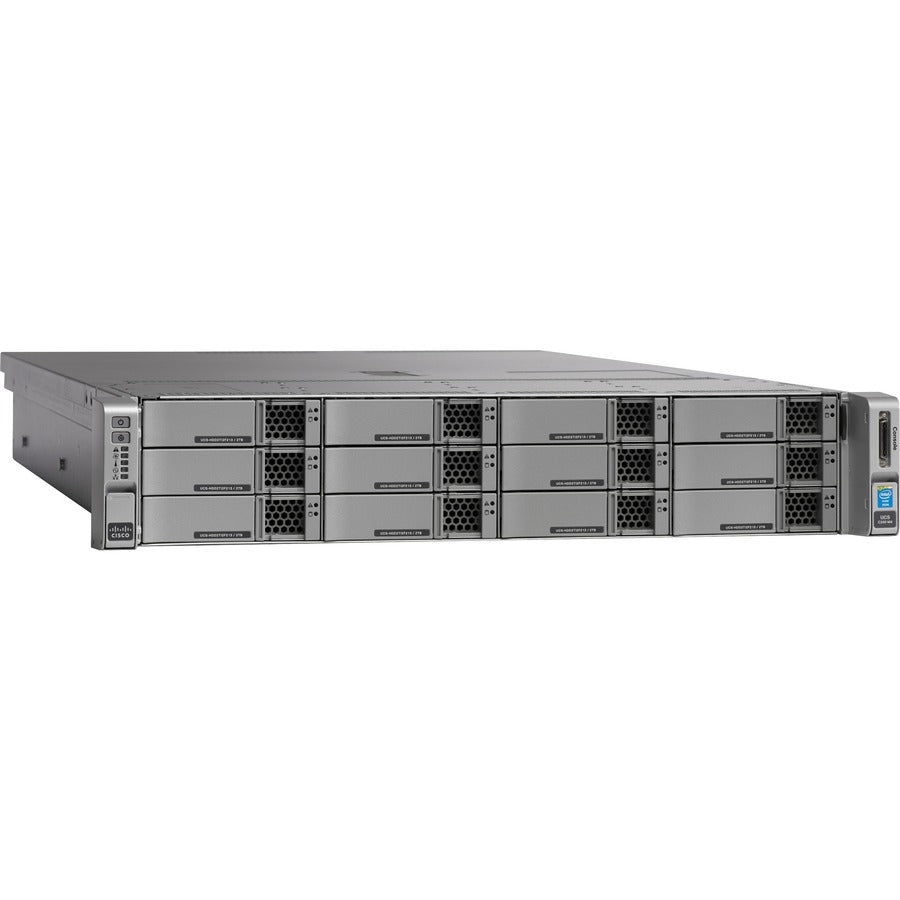 Cisco C240 M4 2U Rack Server - 2 x Intel Xeon E5-2637 v4 3.50 GHz - 256 GB RAM - 12Gb/s SAS, Serial ATA Controller UCS-SPC240M4L-B-F2