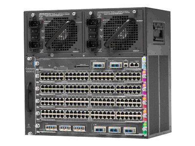 Cisco Catalyst 4506-E - Switch - managed - 96 x Gigabit SFP + 2 x Gigabit SFP + 2 x combo 10 Gigabit SFP+ -