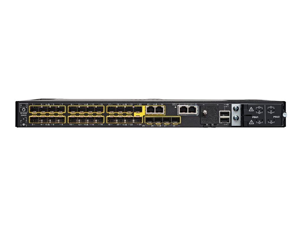 Cisco Catalyst IE9320 Rugged Series - Switch - managed - 22 x Gigabit SFP + 2 x combo 10/100/1000Base-T / 100/1000Base-FX SFP IE-9320-26S2C-A=
