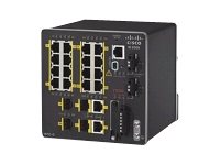 Cisco Industrial Ethernet 2000 Series - Switch - managed - 16 x 10/100 + 2 x combo Gigabit SFP + 2 x Fast Ethernet SFP -