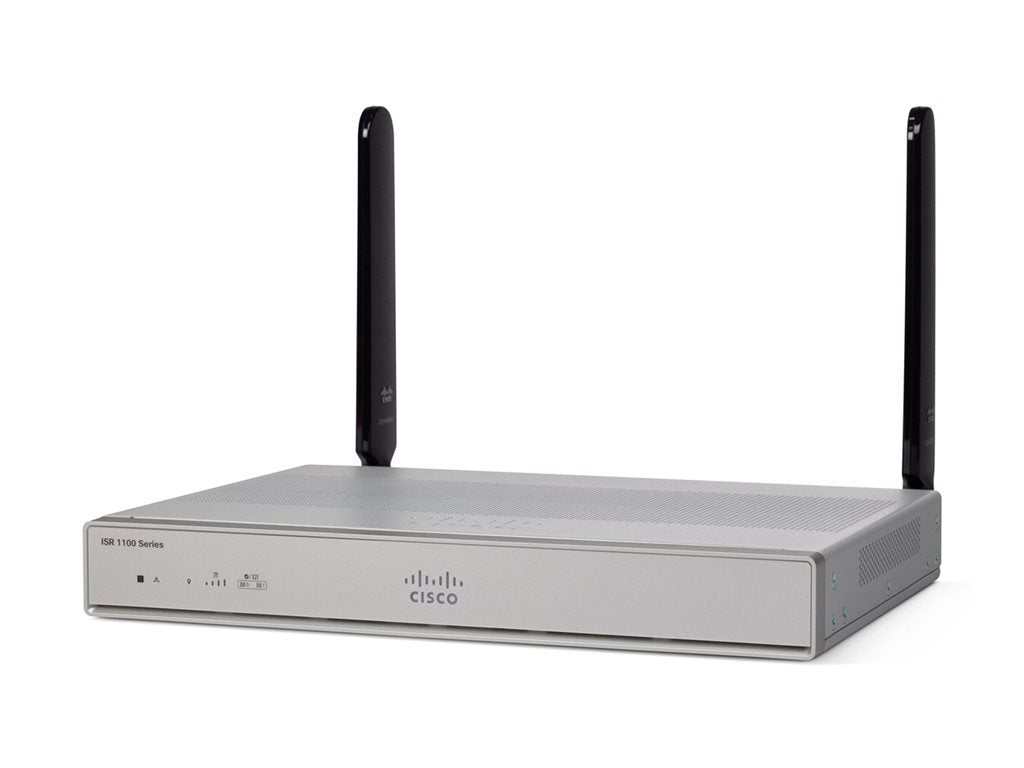 Cisco Integrated Services Router 1117 - - router - - DSL modem 4-port switch - 1GbE - WAN ports: 2