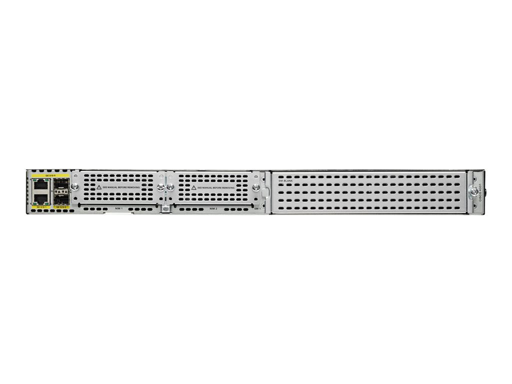 Cisco Integrated Services Router 4331 - - router - - 1GbE - WAN ports: 3 - rack-mountable - promo