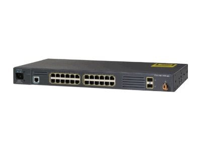 Cisco ME 3400-24TS - Switch - L3 - managed - 24 x 10/100 + 2 x SFP - desktop - DC power - refurbished