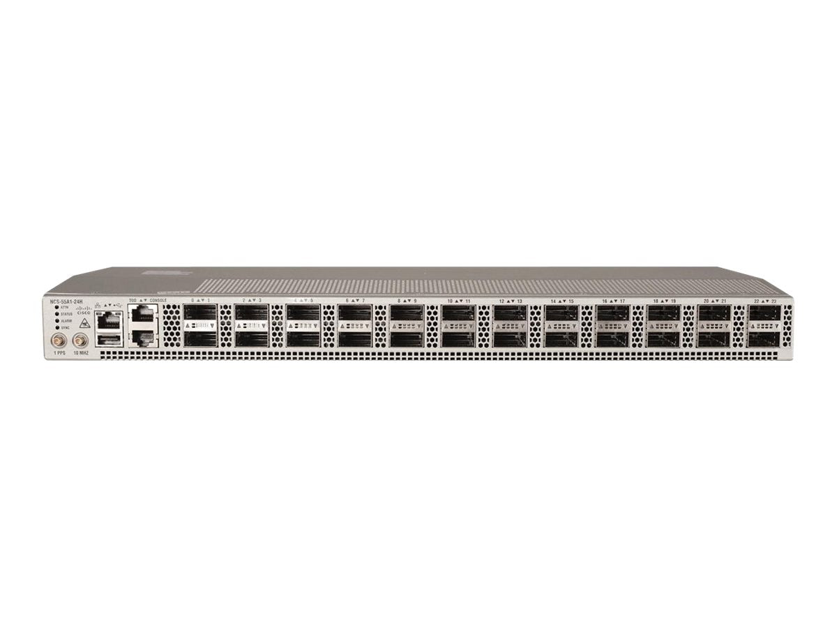 Cisco Network Convergence System 55A1 - Router 100GbE, 25GbE - rack-mountable - Flexible Consumption Model NCS-55A1-24QX-SYS=