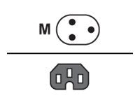 Cisco - Power cable - IEC 60320 C15 to BS 546 (M) - AC 250 V - 8 ft - South Africa, India - for Catalyst 4503, 4504,