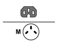 Cisco - Power cable - IEC 60320 C15 to SI 32 (M) - AC 250 V - 8 ft - Israel - for ONE Catalyst 2960-X, 4500-X