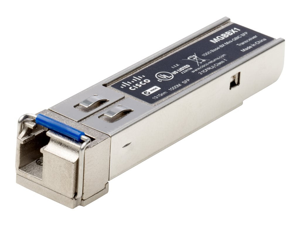 Cisco Small Business MGBBX1 - SFP (mini-GBIC) transceiver module - GigE - 1000BASE-BX20-U - LC single-mode - up to 24.9