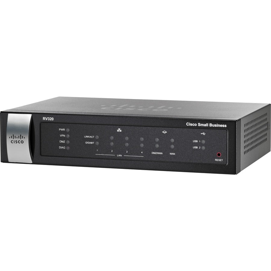 Cisco Small Business RV320 VPN Router - Dual Gigabit WAN Firewall Protection | TecISoft RV320-WB-K9-NA