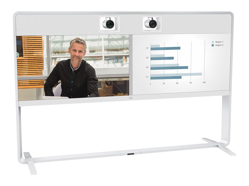 Cisco TelePresence - LCD monitor - 55 - integrated - 1920 x 1080 Full HD (1080p) - 450 cd/m� - 4000:1 - 8 ms - HDMI"