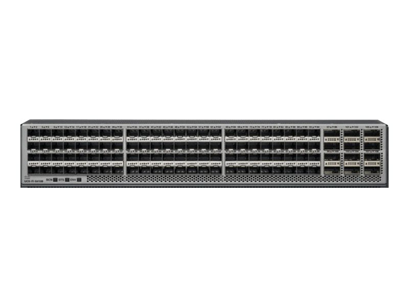 Cisco UCS (Not sold Standalone) 64108 Fabric Interconnect - Switch - managed - 96 x 10/25 Gigabit SFP28 + 12 x 40/100