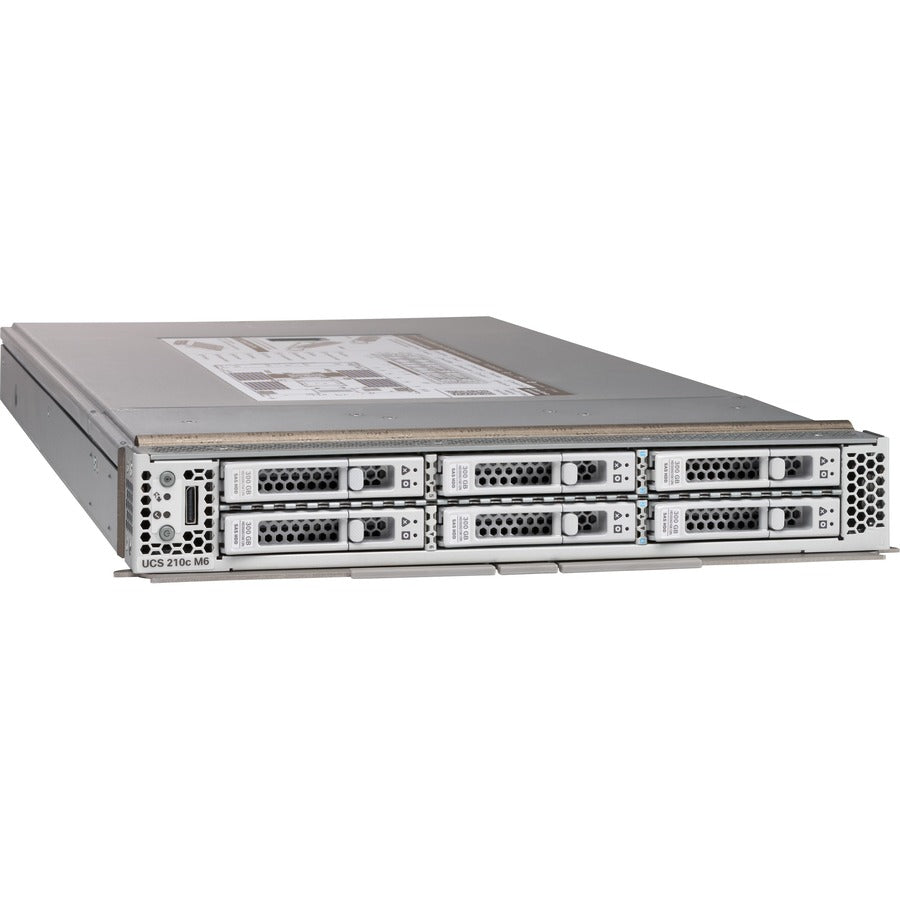 Cisco UCS X210c M6 Barebone System - 2 x Processor Support UCSX-210C-M6-U