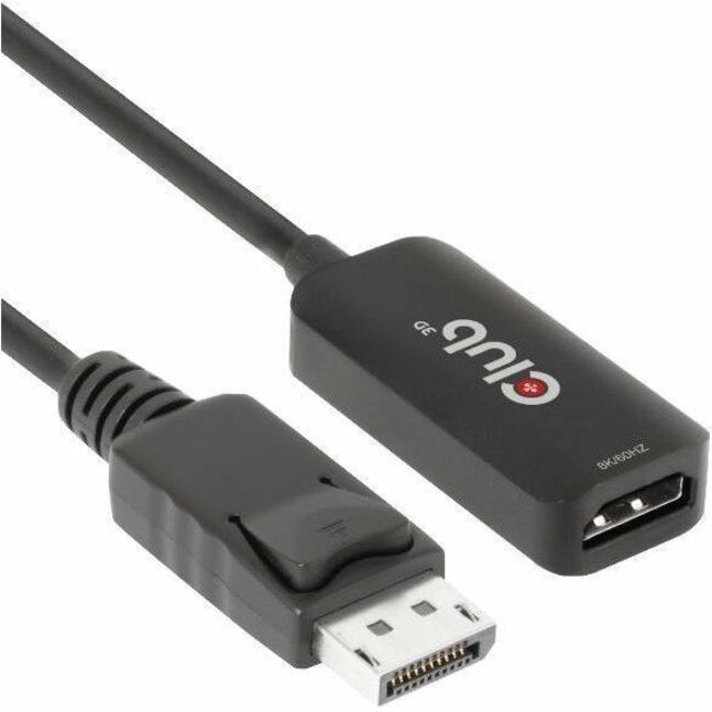Club 3D DisplayPort1.4 to HDMI 4K120Hz/8K60Hz HDR Active Adapter M/F - 1 Pack - 1 x