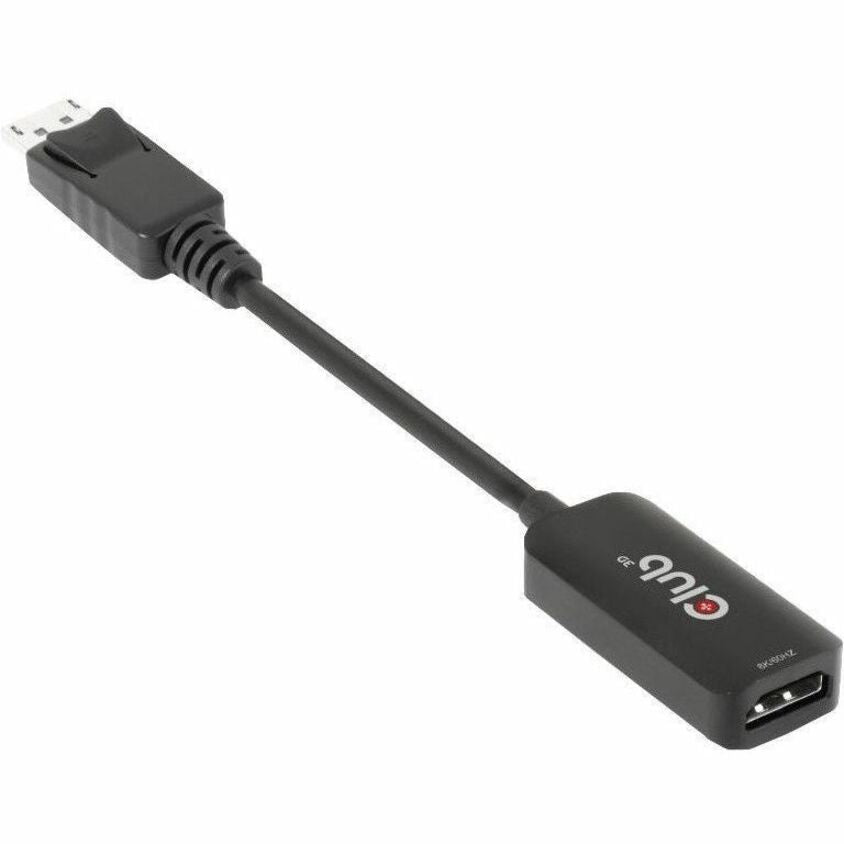 Club 3D DisplayPort1.4 to HDMI 4K120Hz/8K60Hz HDR Active Adapter M/F - 1 Pack - 1 x