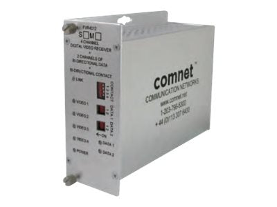 ComNet FVT4012M1 - Video/serial/contact closure extender - up to 1.2 miles - 1310 nm / 1550 nm - 2U