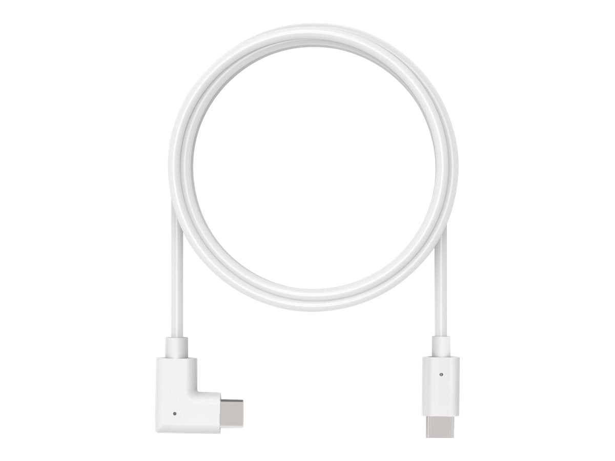 Compulocks 6ft Charge & Data USB-C to USB-C 90-Degree Cable Right Angle - USB cable - 24 pin USB-C (M) straight to 24