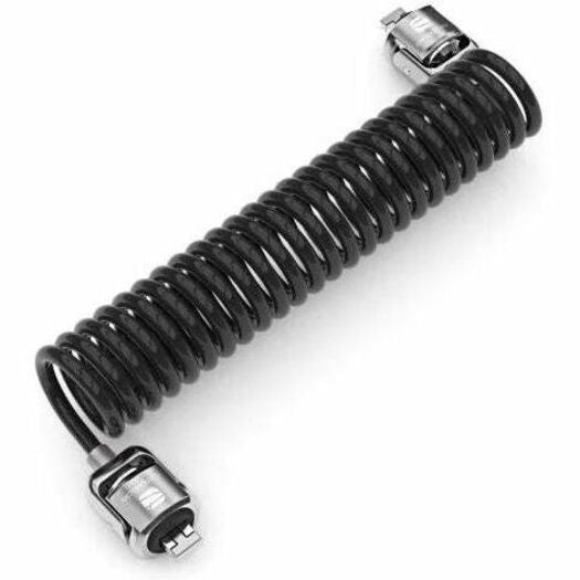 Compulocks Dual Head Coiled T-bar Security Keyed Cable Lock CL02H